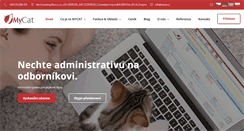 Desktop Screenshot of mycat.cz
